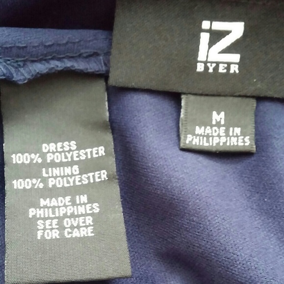 Navy Midi Dress Size M - Picture 4 of 4